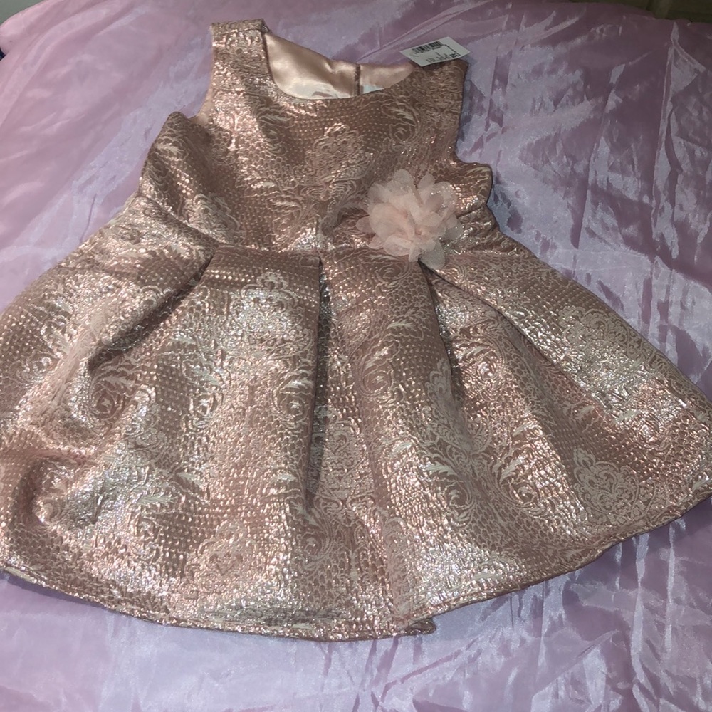 Rose gold party dress